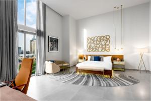 Katil atau katil-katil dalam bilik di The Art Hotel