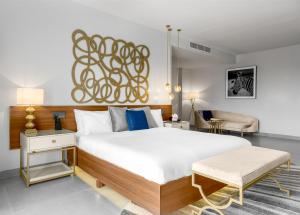 Katil atau katil-katil dalam bilik di The Art Hotel