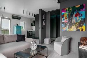 Posedenie v ubytovaní Niegaleria Apartament