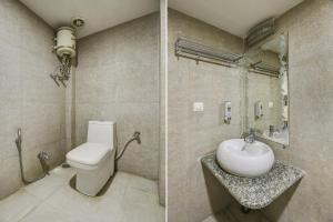 FabHotel CSFC Near Bhopal Railway Station的一间浴室