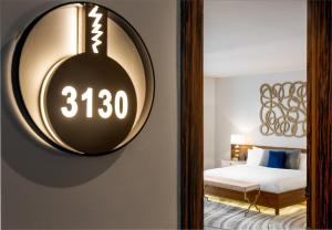 Katil atau katil-katil dalam bilik di The Art Hotel
