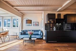 Η κουζίνα ή μικρή κουζίνα στο Kraidlhof Designapartment Isabel