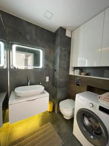 Kúpeľňa v ubytovaní Nowy apartament w okolicach centrum