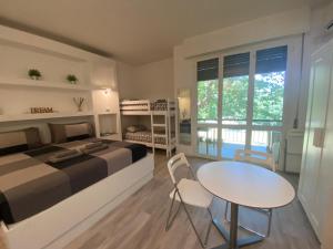 A seating area at Bed&breakfast BBqueen Sandonato Policlinico
