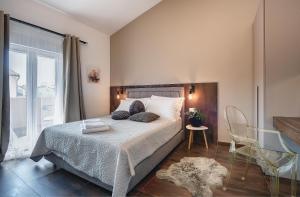 Posteľ alebo postele v izbe v ubytovaní Vila Una with private pool near Rovinj - open 2022