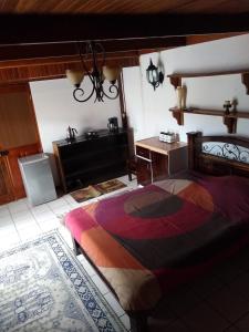 Katil atau katil-katil dalam bilik di Confortable y privado estudio en zona exclusiva .