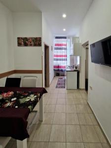 Televízia a/alebo spoločenská miestnosť v ubytovaní Apartmani Tower + 20 fotografií