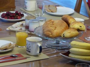 Svečiams siūlomi pusryčių variantai apgyvendinimo įstaigoje Cottage des Mézières