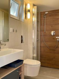 Koupelna v ubytování Apartments Anna I