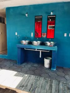 ห้องน้ำของ Peace Hostel MX