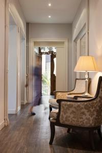 Χώρος καθιστικού στο Hotel Alexandra
