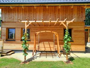Vonkajšia záhrada v ubytovaní Auszeit Almhaus Schmalzbauer