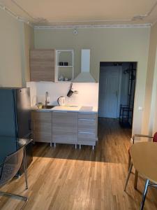 Kuchyň nebo kuchyňský kout v ubytování Guesthouse Jakob Lenz
