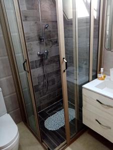 Koupelna v ubytování Perla Saidia Appartement