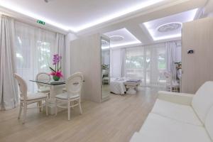 Posezení v ubytování Boutique Hotel Paradiso Bovelacci
