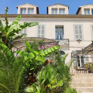Zahrada ubytování Chambres d'hôtes - Bed and Breakfast Les Palmiers