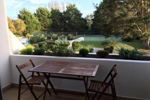 Zahrada ubytování Appart Port haliguen résidence piscine et plage