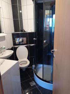 Koupelna v ubytování Sleep and drive No5 - free wifi