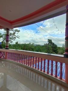 A balcony or terrace at SHANTI GUEST HOUSE