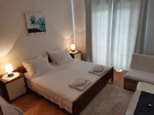 Postel nebo postele na pokoji v ubytování Apartments Žara