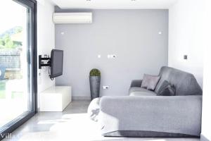 A seating area at Villa Can SeQuet (Playa de Muro)