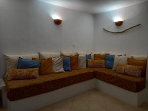 Posezení v ubytování Madilida Sifnos Apartment