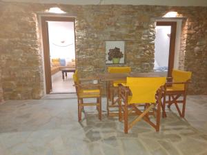 Posezení v ubytování Madilida Sifnos Apartment