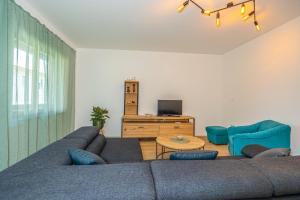 Televízia a/alebo spoločenská miestnosť v ubytovaní Apartments Jarmila