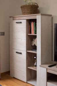 Die Bibliothek in der Ferienwohnung