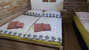 Postel nebo postele na pokoji v ubytování Apartmán Lanžhot