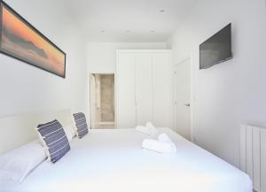 Posteľ alebo postele v izbe v ubytovaní Getaria by Basque Homes