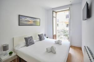 Posteľ alebo postele v izbe v ubytovaní Getaria by Basque Homes