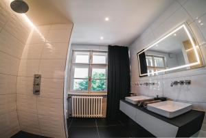 Kúpeľňa v ubytovaní Vila Pražská
