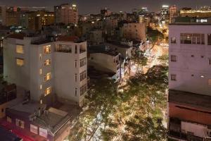 General view ng Ho Chi Minh City o city view na kinunan mula sa hotel +31 photo