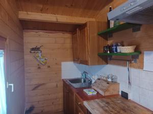 Kuchyň nebo kuchyňský kout v ubytování Agriturismo Cisogna