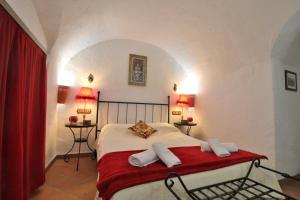 Krevet ili kreveti u jedinici u okviru objekta Casa Cueva Bella Vista