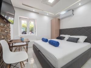 Postel nebo postele na pokoji v ubytování Casa di Fratelli