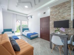 Postel nebo postele na pokoji v ubytování Casa di Fratelli