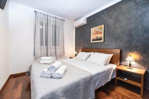 Posteľ alebo postele v izbe v ubytovaní Villa Anima, Stanici, near Omiš + 36 fotografií