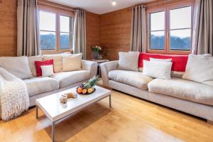 Posezení v ubytování Chalet Bergrose 4