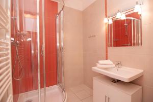 Kúpeľňa v ubytovaní Apartmany Sileas