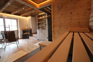 Posezení v ubytování Chalet Sonnberg