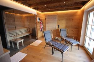 Posezení v ubytování Chalet Sonnberg