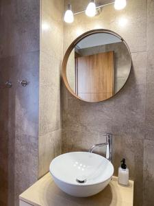 Koupelna v ubytování Voulis Attico Rooms & Apartments