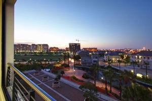 a view of a city at night from a balcony at Knightsbridge 407 by Host Agents in Cape Town