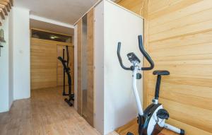 Fitness centar i/ili fitness sadržaji u objektu Beautiful 3-Bed House in Crni Lug