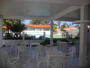 Restaurant o un lloc per menjar a Hotel Pousada Terras do Sem Fim