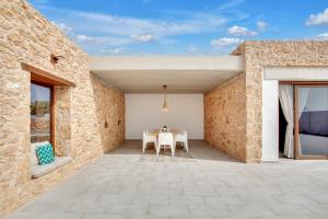 Patio alebo iná vonkajšia časť ubytovania Casa Rural Sajoná