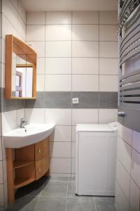 Lovely apartment in city Center of Jelenia Gora. tesisinde bir banyo