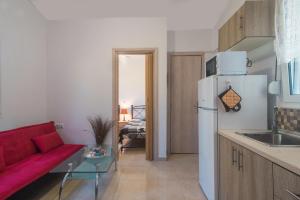 Kuchyň nebo kuchyňský kout v ubytování Country House Patsou